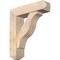 Ekena Millwork Funston Craftsman Smooth Bracket w/ Offset Brace, Douglas Fir, 7 1/2"W x 28"D x 32"H BKT0806X28X32FST04SDF - alternate 1